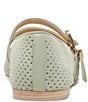 Dolce Vita Baylee Perforated Suede Mary Jane Ballet Flats, Color:Jade - Image 3