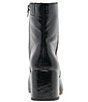 Dolce Vita Bayra Crinkle Patent Leather Block Heel Booties - Image 3