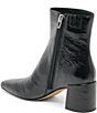 Dolce Vita Bayra Crinkle Patent Leather Block Heel Booties - Image 5