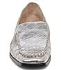Color:Silver Distressed Leather - Image 4 - Beny Distressed Leather Slip On Flats