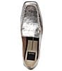 Color:Silver Distressed Leather - Image 5 - Beny Distressed Leather Slip On Flats