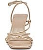 Color:Gold Metallic Leather - Image 4 - Bev Metallic Leather Strappy Dress Sandals
