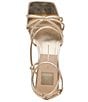 Color:Gold Metallic Leather - Image 5 - Bev Metallic Leather Strappy Dress Sandals