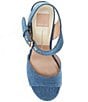 Color:Blue Denim - Image 5 - Bobby Denim Ankle Strap Platform Sandals
