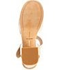 Color:Platinum Leather - Image 6 - Bobby Metallic Leather Ankle Strap Platform Sandals