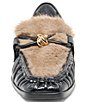 Dolce Vita Bonie Plush Leather Faux Fur Loafers - Image 4