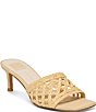 Dolce Vita Bowen Raffia Woven Slide Dress Sandals - Image 1