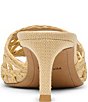 Dolce Vita Bowen Raffia Woven Slide Dress Sandals - Image 2