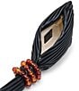 Dolce Vita Carey-B Pleated Bead Wristlet, Color:Black - Image 2