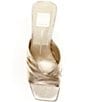 Color:Gold Metallic Leather - Image 5 - Carlan Metallic Leather Slip On Dress Sandals