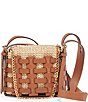 Dolce Vita Cassis Raffia Woven Leather Crossbody Bag,New Products : American Fashion Style Bags On Sale