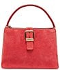 Dolce Vita Charly Red Suede Top Handle Bag, Color:Red - Image 2