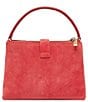 Dolce Vita Charly Red Suede Top Handle Bag, Color:Red - Image 3