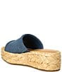 Color:Blue Denim - Image 3 - Chavi Denim Platform Espadrille Sandals