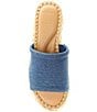 Color:Blue Denim - Image 5 - Chavi Denim Platform Espadrille Sandals