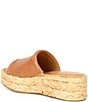Color:Honey Leather - Image 3 - Chavi Leather Platform Espadrille Wedge Sandals