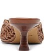 Dolce Vita Cleo Loop Raffia Kitten Heel Mules - Image 2