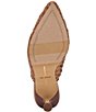 Dolce Vita Cleo Loop Raffia Kitten Heel Mules - Image 6