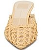 Dolce Vita Cleo Loop Raffia Kitten Heel Mules - Image 4