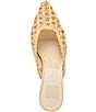 Dolce Vita Cleo Loop Raffia Kitten Heel Mules - Image 5