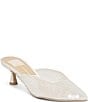Dolce Vita Cleo Sequin Kitten Heel Mules - Image 1