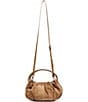 Dolce Vita Cocoa Suede Slouchy Crossbody Bag - Image 1