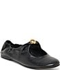 Dolce Vita Cornel Leather Ruched Ballet Flats - Image 1