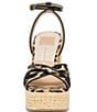 Dolce Vita Danila Leopard Print Ankle Strap Block Heel Platform Sandals - Image 4