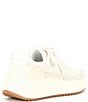 Color:White Leather - Image 2 - Dolen Leather Platform Sneakers