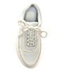 Color:White Leather - Image 5 - Dolen Leather Platform Sneakers