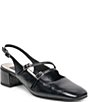 Dolce Vita Driah Leather Mary Jane Slingback Pumps - Image 1