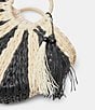 Color:Black - Image 2 - Estelle Raffia Shopper Tote Bag