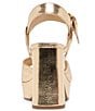 Dolce Vita Fatima Metallic Leather Ankle Strap Platform Dress Sandals - Image 2