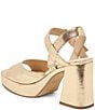 Dolce Vita Fatima Metallic Leather Ankle Strap Platform Dress Sandals - Image 3