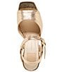 Dolce Vita Fatima Metallic Leather Ankle Strap Platform Dress Sandals - Image 5