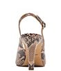 Dolce Vita Gessia Snake Print Embossed Leather Slingback Pumps - Image 2
