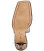 Dolce Vita Gessia Snake Print Embossed Leather Slingback Pumps - Image 6