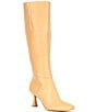 Color:Tan Leather - Image 1 - Gyra Leather Tall Boots