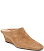 Dolce Vita Hilah Suede Wedge Mules - Image 1