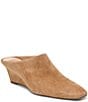 Dolce Vita Hilah Suede Wedge Mules - Image 1