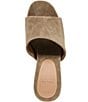 Dolce Vita Holta Suede Dress Platform Wedge Slide Sandals - Image 5