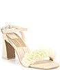 Color:Ivory Leather - Image 1 - Iesha Ruffle Leather Dress Sandals