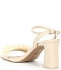 Color:Ivory Leather - Image 3 - Iesha Ruffle Leather Dress Sandals