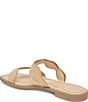 Color:Light Natural Raffia - Image 3 - Ilva Low Raffia Scalloped Flat Sandals