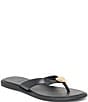 Dolce Vita Jaina Leather Metal Hardware Thong Sandals - Image 1