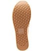 Color:Dune Beige - Image 6 - Jhenee Suede Chain Detail Espadrille Raffia Platform Loafers