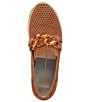 Color:Pecan Suede - Image 5 - Jhenee Perforated Suede Chain Detail Platform Loafers