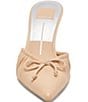 Color:French Vanilla Leather - Image 4 - Kairi Leather Bow Mules