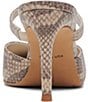 Color:Sand Embossed Leather - Image 2 - Kanika Snake Embossed Leather Dress Mules