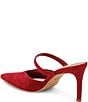 Color:Crimson Suede - Image 3 - Kanika Suede Dress Mules